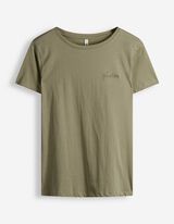 T-shirt - Borduursels - Lichtgroen