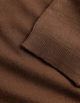 Pullover - Kurze &Auml;rmel - braun