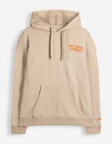 Sweatshirt - Stickerei - Beige