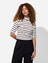 Tričko - Stojáček - bílá