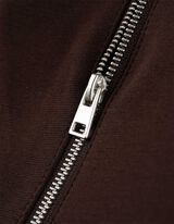 Broek - Uitlopende pasvorm - donkerbruin