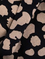 T-s&auml;rk - allover-mustriga - must