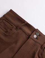Hose - Skinny Fit - Braun