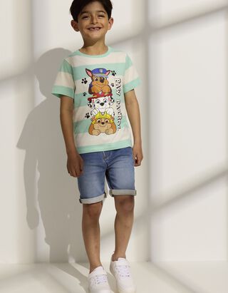 T-shirt - La Pat' Patrouille - turquoise