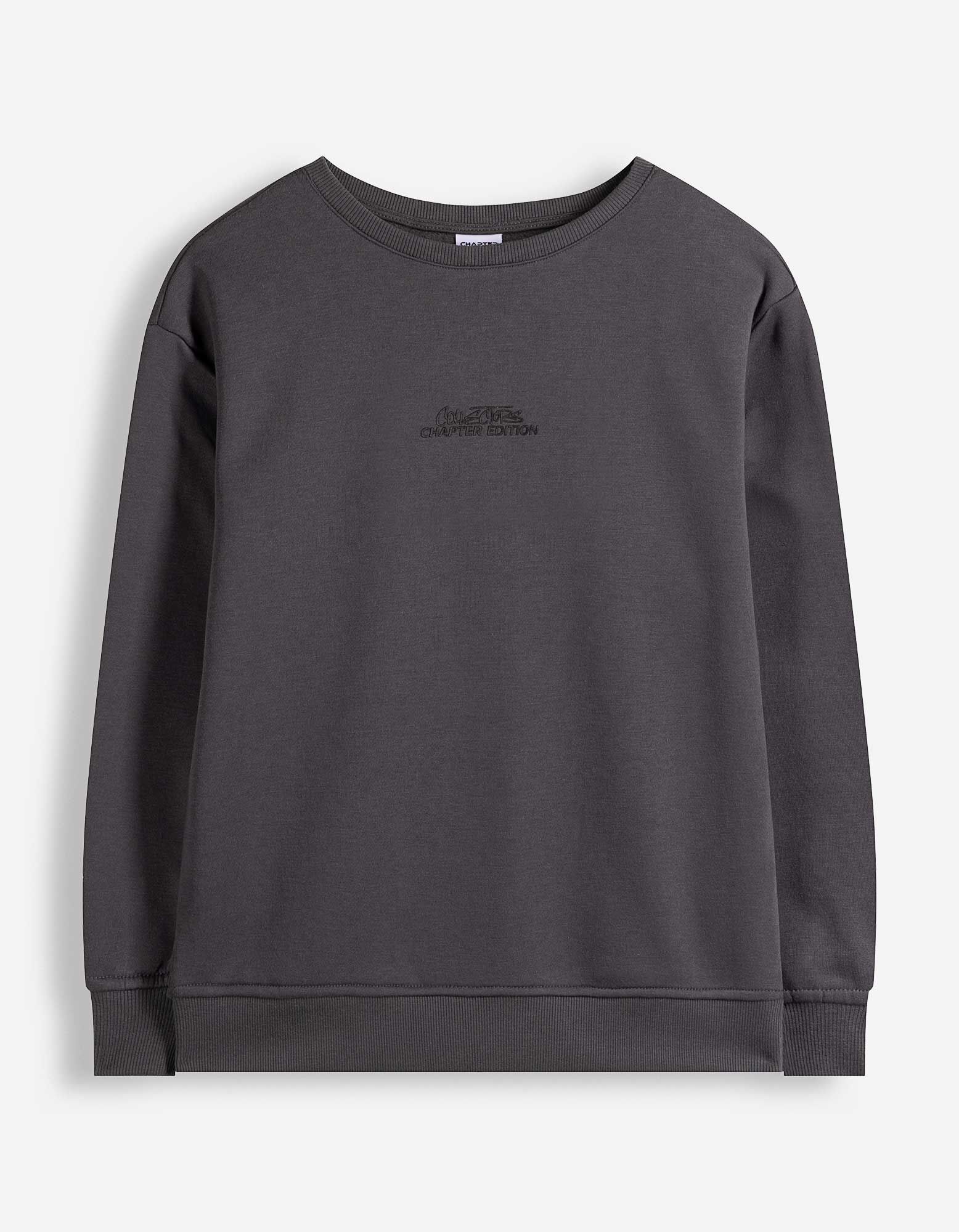 Sweatshirt - 2er-Set - Grau