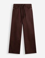 Jeans - Straight Fit - Dunkelbraun