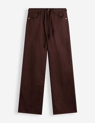 Jeans - Straight Fit - Dunkelbraun