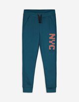 Joggingbroek - Print - donkerblauw