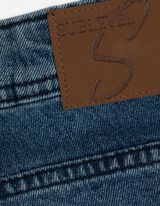 Džíny - seprané - tmave modra