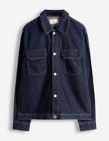 Hemd - Brusttasche - dunkelblau