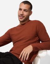 Džemper - Okrugli izrez - svetlobraon