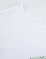 Marškinėliai - Blizgus paveikslėlis - baltas