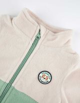 bluza z polaru - naszywka z logo - bez