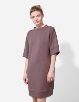 Abito blusato - Tinta unita - marrone