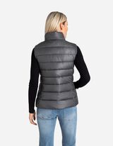 Tepitud vest - &uuml;hev&auml;rviline - tumehall