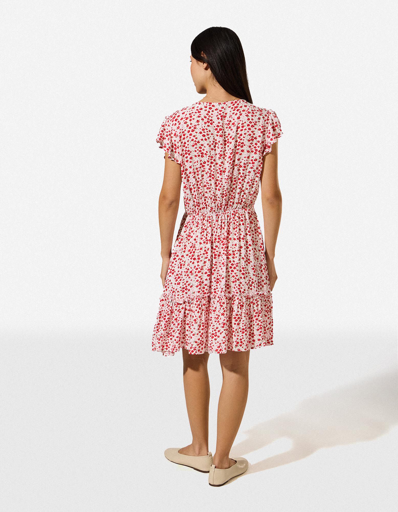 Jurk - Print all-over - Off-White