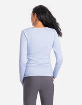 koszulka z długim rękawem - Mieszanka bawełny - jasny niebieski