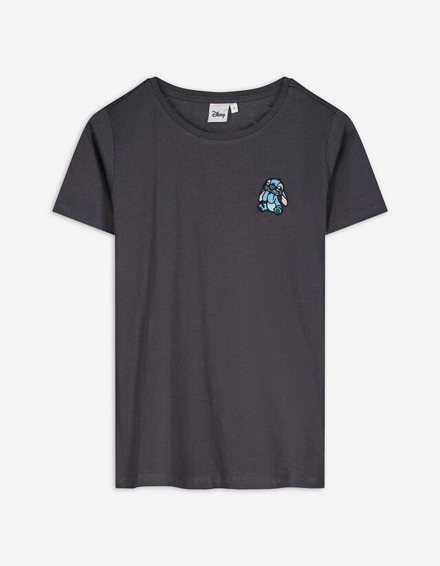 Tricou - Lilo și Stitch - Gri inchis