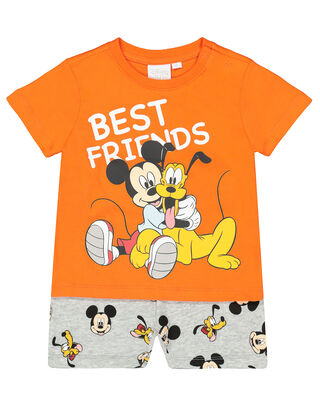 Jungen Set aus T-Shirt und Hose mit Micky-Print