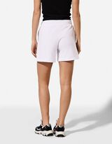 Shorts - Baumwoll-Mix - Wei&szlig;