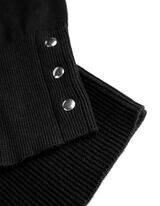 sweter - mieszanka wiskozowa - czarny