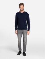 Pullover - Scollo rotondo - blu scuro