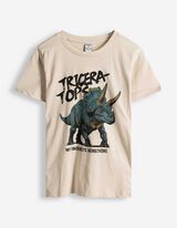 Shirt - Frontprint - beige