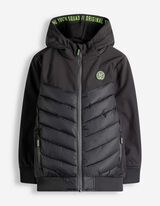 Softshelljacke - Labelpatch - schwarz