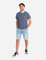 T-shirt - Abbottonatura - blu scuro