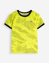 Set aus T-Shirt und Hose - Allover-Print - Gelb