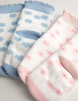 skarpety - antypoślizgowa podeszwa - bialy