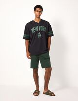 T-Shirt - Mesh - Schwarz