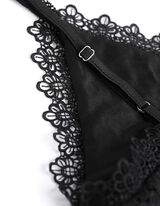 Topp - Heegeldatud pits - must