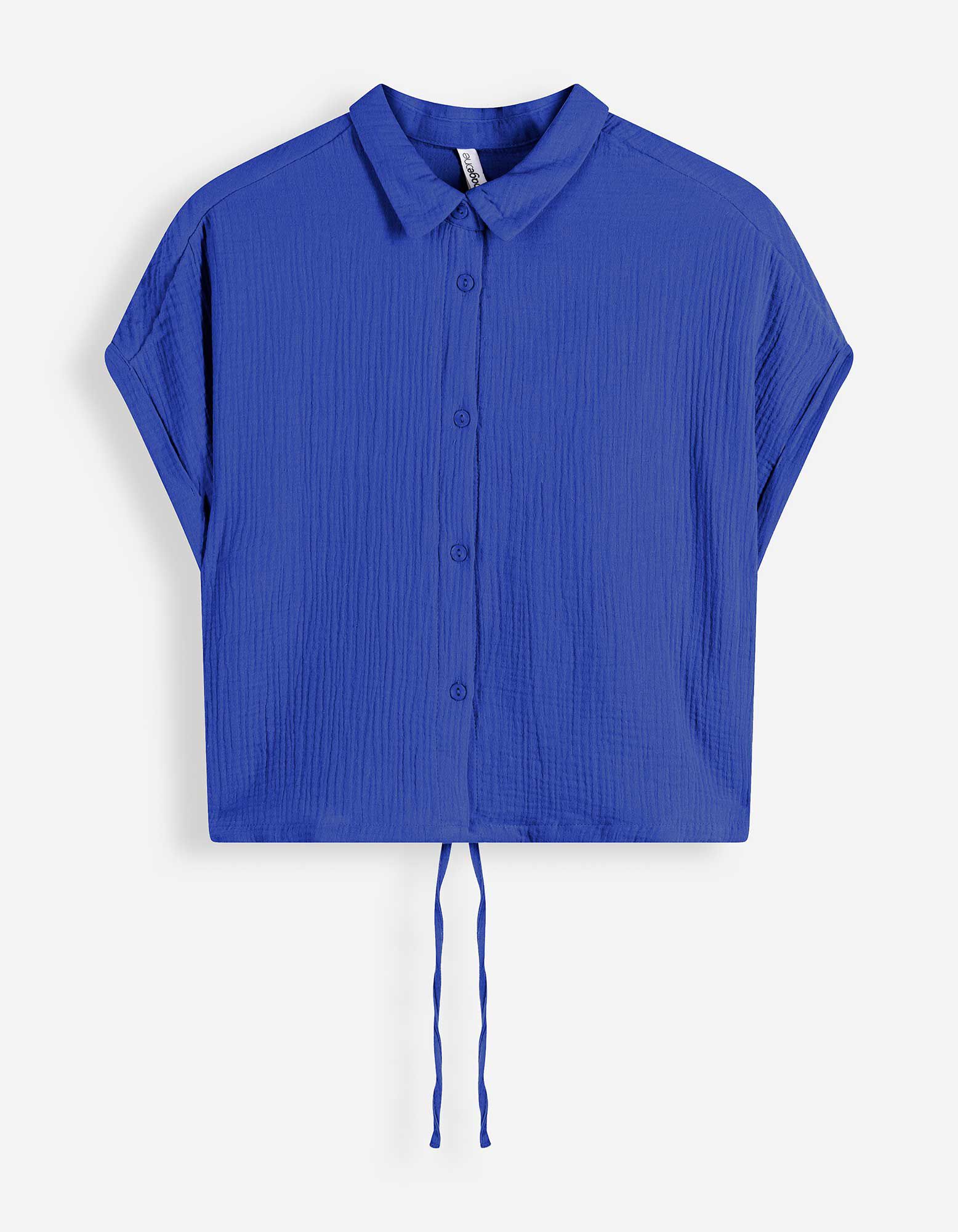 Chemise - Mousseline - Bleu