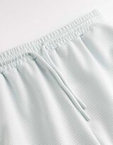 Bermudy  - S&iacute;ťovina - svetle  modra