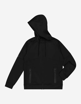 Sweatvest - Capuchon - zwart
