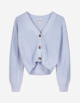 Cardigan - scurt - Albastru deschis