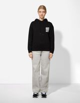 Džemperis - Gaubtas - juodas