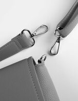 Torba za rame - Izgled kože - sivo