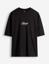 T-Shirt - R&uuml;ckenprint - schwarz