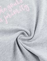 Cropped Shirt - Stickereien