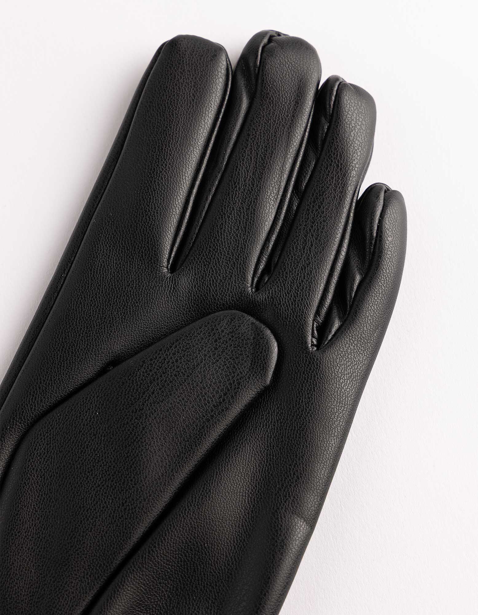 Gants - Similicuir - noir