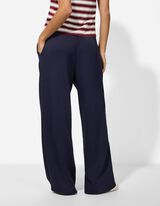 Hose - einfarbig - dunkelblau