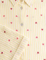 Bluse - Dreiviertel&auml;rmel - hellgelb