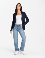 Kardigán - Normál fazon - sotetkek