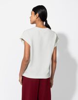 Tričko - Obsah modalu - biely