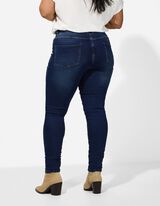 Jegging - Riemlussen - donkerblauw