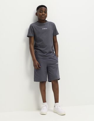 T-shirt - Print - donkergrijs