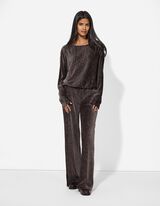 Tricou - Catifea - Maro inchis