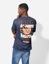 T-shirt - Stampa sul retro - blu